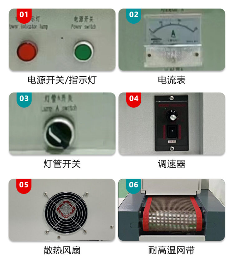 UV紫外线光固机UV光固化固化灯照射光油墨无影胶固化uv固化设备