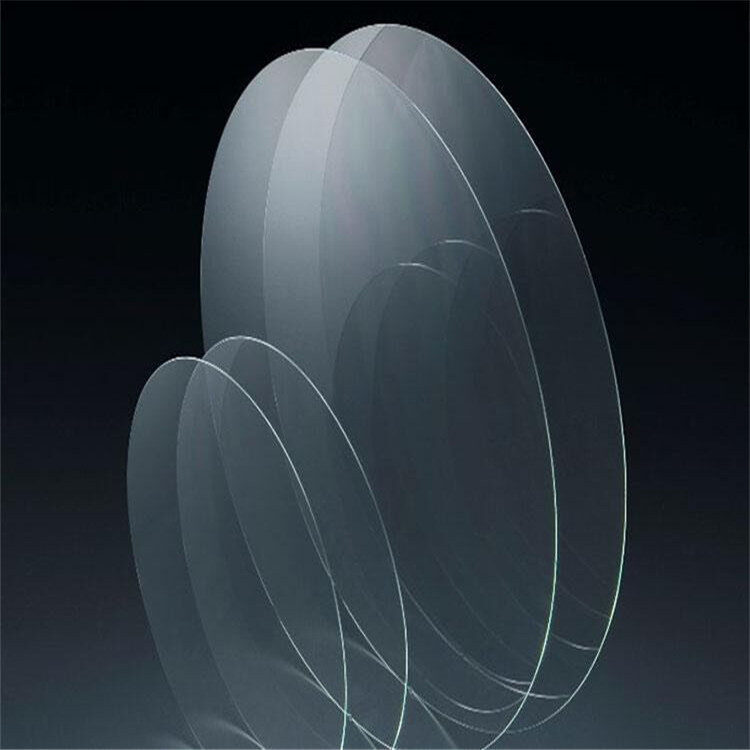 加工磨砂耐高温石英玻璃晶圆0.3-0.7mm6英寸ttv15um,ra1.5um