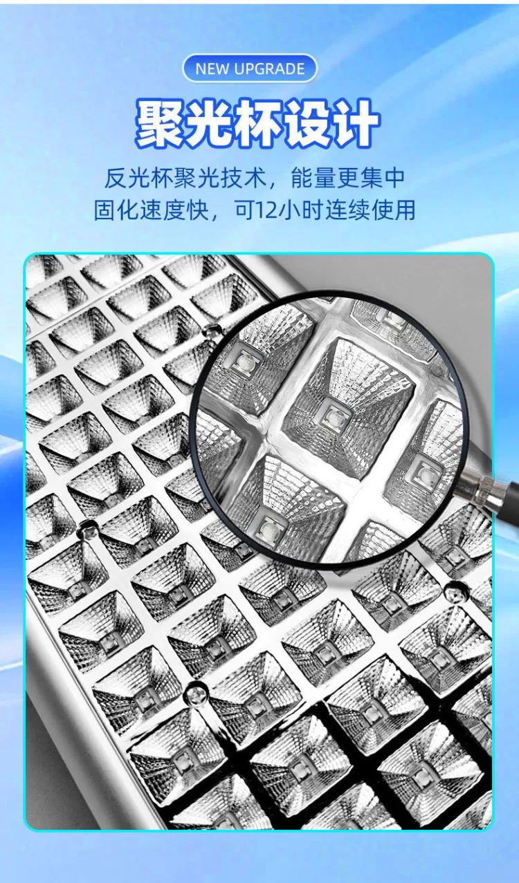 大功率手提式风冷led紫外线UV固化粘接无影感光胶油墨丝印紫光灯