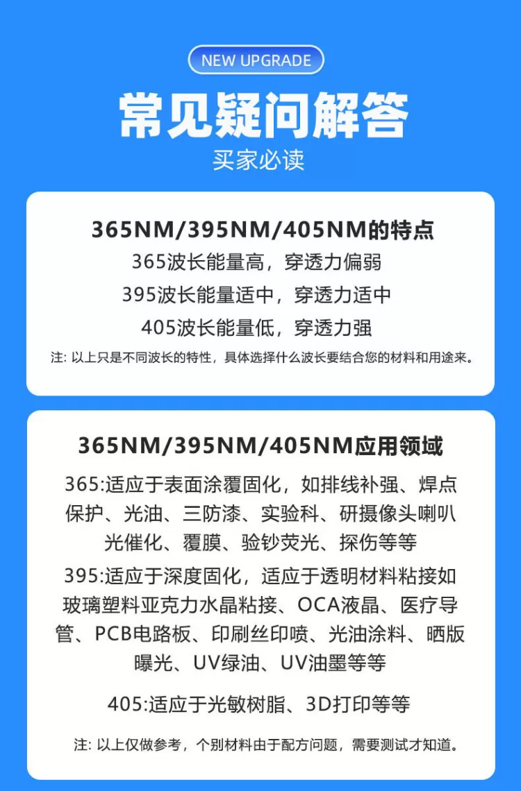 大功率手提式风冷led紫外线UV固化粘接无影感光胶油墨丝印紫光灯