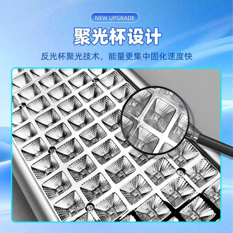 大功率手提式风冷led紫外线UV固化粘接无影感光胶油墨丝印紫光灯