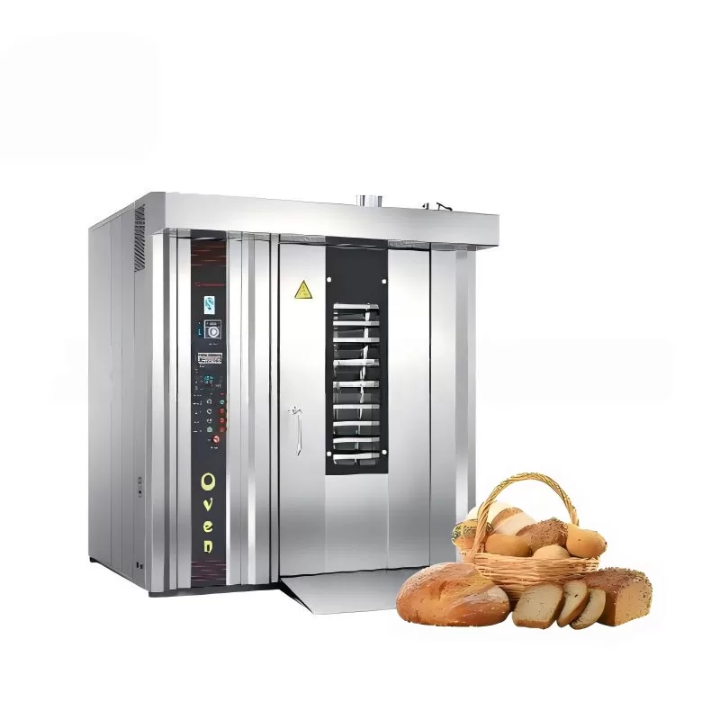 大型Gas燃气烤箱 32盘热风旋转烤炉柴油商用法棍烤箱 Rotary Oven