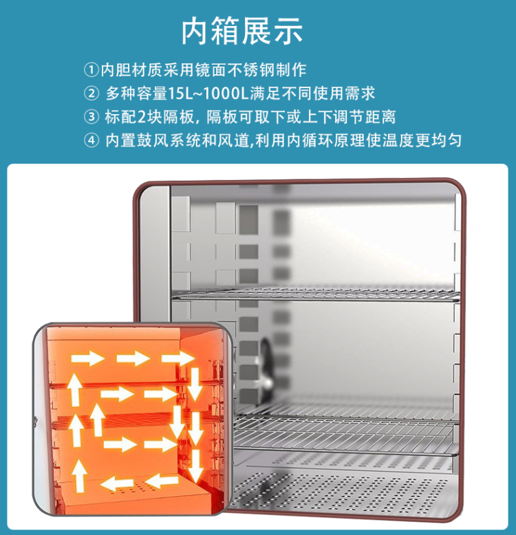 烘焙热处理干燥机 高温老化箱精密工业烤箱 电热鼓风干燥箱