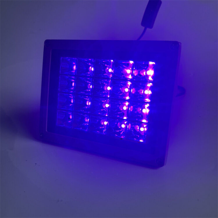 爆款UV胶固化灯小型固化设备led室内灯具灯405nm紫外线油墨投光灯