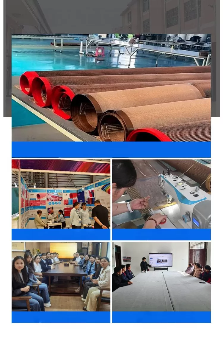 粉末喷涂固化PTFE网带 特氟龙耐高温输送带 固化炉烘道网格传送带