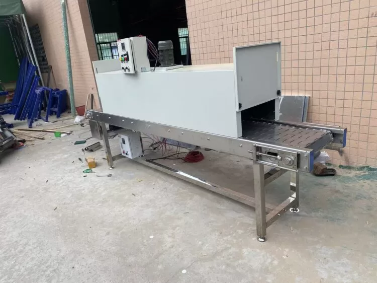 隧道炉烘干线 不锈钢网带耐高温食品输送机 食品高温烘干机流水线